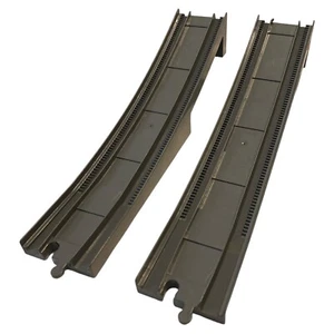 Two Lego Duplo Thomas The Train Track Ramp Bridge Pieces - Picture 1 of 6