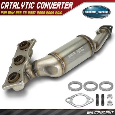 Convertidor catalítico trasero izquierdo/derecho BMW E83 X3 2007 2008 2009 2010 L6 3,0 L Foto 1 de 4