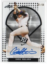 2018 Leaf Perfect Game National Showcase Black /50 Chris McElvain #BA-CM3 Auto