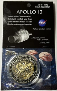NASA Apollo 13 Limited Edition Challenge Coin - Picture 1 of 4