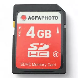 Agfaphoto Professional High Speed Agfa 4GB SDHC I Card Class 10 SD Card - Picture 1 of 1