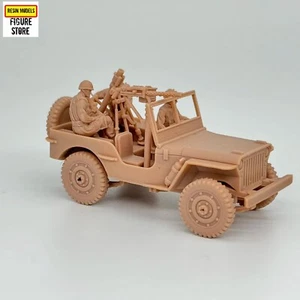 1/72 Resin Model Kit WW2 US Army JEEP WILLY CREW PARATROOPER DRIVERS Unpainted - Imagen 1 de 7
