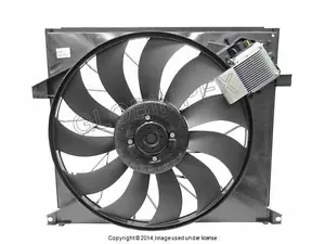 Mercedes 02-05 ML500 Auxiliary Fan Assembly w/ Shroud CONTINENTAL + WARRANTY - Picture 1 of 1