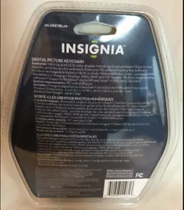 Insignia 1.8 inch LCD Digital Photo Key Chain Red Detachable NSDKEYRD10 - Picture 1 of 1