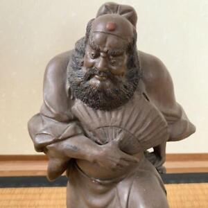 Shoki God Bronze Statue 145 inch tall Buddhism Metalwork Figurine Japanese