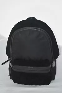 Nuevo Romeo Cremallera Mochila Bolso Mochila Bolso Moncler Negro Oveja/Nailon para Hombre Unisex - Imagen 1 de 12