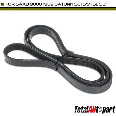 63.5 in Serpentine Belt for Saab 9000 1989 Saturn SC1 SW1 1993-1999 SL 1993-2001 - Image 1 of 4