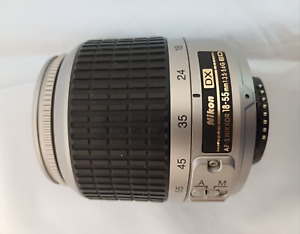 NIKON DX AF-S NIKKOR 18-55mm f/3.5-5.6G ED Lens + Caps UNTESTED so Spares/Repair