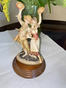 Music Box Coppia Danza Rotante Vintage "O SOLE MIO" Simonetti Depose 707 ~ Italia - Foto 1 di 11