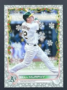 SEAN MURPHY 2022 Topps Holiday Metallic Snowflake #HW107 Athletics - Picture 1 of 2