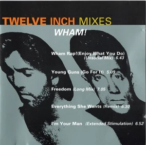 Wham - 12" Twelve Inch Maxi Mixes - CD - Compilation - Reissue - Sony Music 1992 - Bild 1 von 2