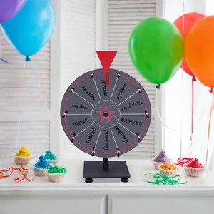 Parties Tabletop Spinner Trade Show Spinning Prize Wheel Premium Material - Picture 1 of 22