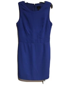 Vestido Vaina BR Banana Republic Monograma Azul Sin Mangas 10 Nuevo con Etiquetas* $180 - Imagen 1 de 8