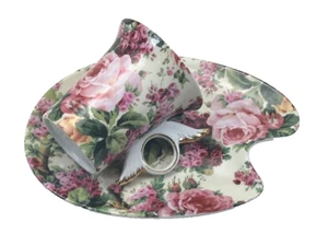 Emily Chintz Tea Cup by Allison L L Unique Floral Pattern Vintage China - Picture 1 of 20