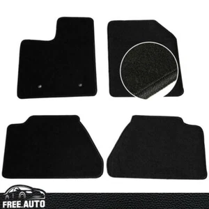 Alfombrillas delanteras y traseras negras de nailon para 07-13 Ford Edge 4 puertas 4 piezas - Imagen 1 de 6