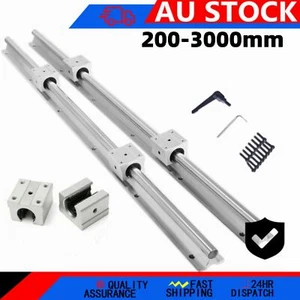 2x SBR12/16/20/25 Linear Guide rails + 4x SBR12/16/20/25UU Linearblocks Set - Picture 1 of 13