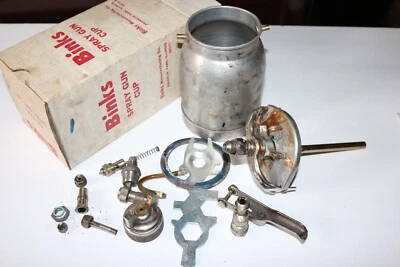 USADO Binks 81-500 pistola de pintura taza 1 cuarto sifón succión estándar + caja y PIEZAS DE PISTOLA Foto 1 de 4