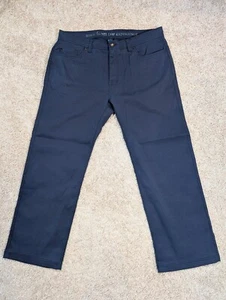 Prana Brion Hiking 5 Pocket Pants Men's 38x30 Navy Blue Slim Fit Outdoors Camp - Picture 1 of 16