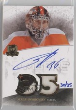 2010-11 The Cup Honorable Numbers /35 Sergei Bobrovsky RPA Rookie Patch Auto RC