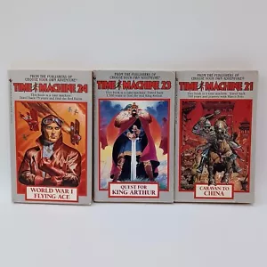 Vtg Choose Your Own Adventure Time Machine Lot of 3 paperbacks 1980s - Picture 1 of 17