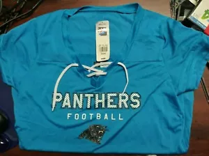 Maglia Panthers Donna Nuova con etichette, NFL Team Apparel, XL, Leggi bene!! - Foto 1 di 5