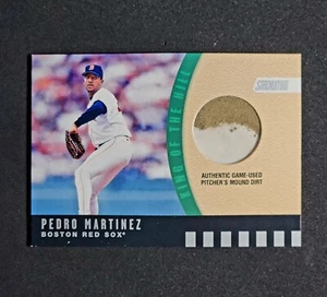 2001 Stadium Club Baseball Insert Card King Hill Pedro Martinez Mound Dirt Sox - Picture 1 of 2