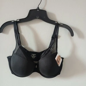 Curvy Couture Women's Black Push up Bra Adjustable Strap Size 34DDD - Picture 1 of 14