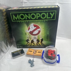 Monopoly Ghostbusters Edition Board Game with Sound Effect Rare Retired Complete - Picture 1 of 8