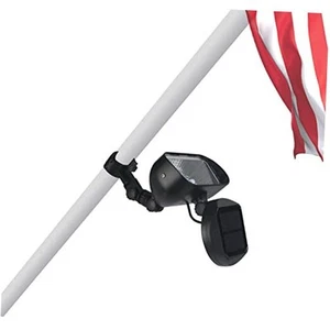 Solar Powered Flagpole Light Ground Pole Solar Light Household 4 Ultra Bright - Picture 1 of 7