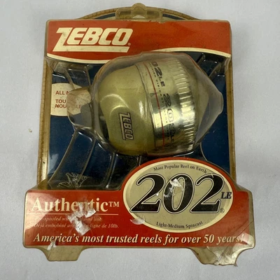 VINTAGE New Zebco 202 Spincast Reel Wide Range Adjustable Drag 10lb Line2 002 - Image 1 of 4