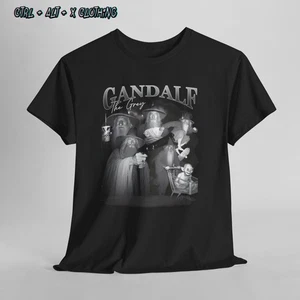 Gandalf Grey Wizard Tee, Funny LOTR Shirt, Unisex Graphic Top, Gollum Cart - Picture 1 of 9