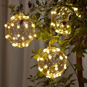 FURORA LIGHTING Ball String Lights Pack of 3, Waterproof 32 Micro LED - Picture 1 of 3