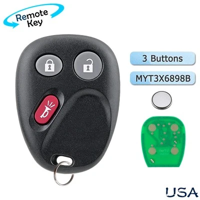 For 2004 2005 2006 2007 Buick Rainier Keyless Entry Remote Key Fob MYT3X6898B - Image 1 of 4
