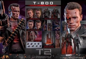 New Hot Toys DX46 1/6 Terminator 2: Judgment Day T-800 Battle Damaged 2.0 stock - Picture 1 of 6