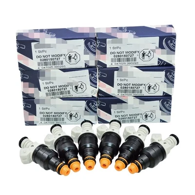 6X NEW Fuel Injectors For Bosch 1986-1989 Ford Ranger 2.9L V6 0280150727 Foto 1 de 4