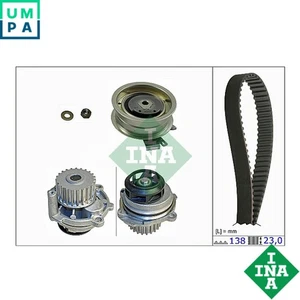 WATER PUMP & TIMING BELT SET 530 0171 31 FOR VW GOLF/VI/PLUS/IV SHARAN PASSAT - Picture 1 of 8