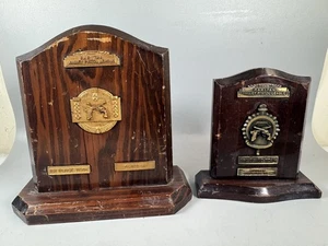Vintage Raritan Valley Pistol League 1st & 3rd Place Team Trophy 1949 RARE - Bild 1 von 11