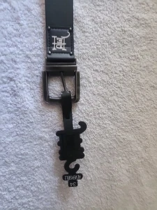 Brand New! Ed Hardy Men's Skull and Koi Fish Print Reversible Belt - Picture 1 of 12