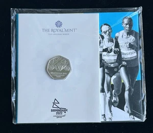 2022 Birmingham Commonwealth Games UK 50p Coin Royal Mint BUNC Sealed Pack - Imagen 1 de 2