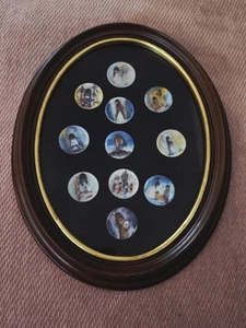 Degrazia de Grazia gerahmte Miniatur Teller Holiday Collection 11er Set  - Bild 1 von 5