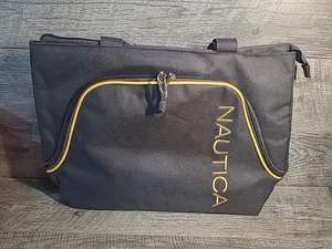 Nautica graue Beuteltasche Sporttasche, mittelgroß, Activewear Freizeit neu mit Etikett - Bild 1 von 6