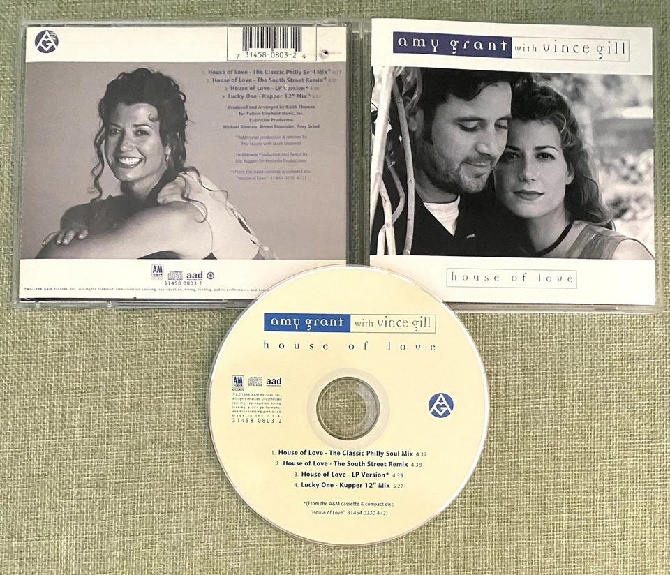 Amy Grant / Vince Gill        ** REMIX CD SINGLE **       House of Love Foto 1 de 1