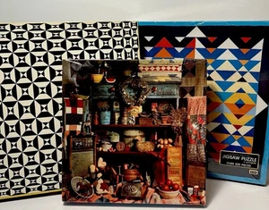 VTG Lot Springbok Puzzles BLACK DIAMOND + Sealed DIAMOND JUBILEE! & ATTIC Edna - Picture 1 of 21