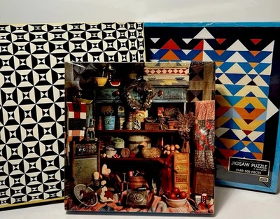 VTG Lot Springbok Puzzles BLACK DIAMOND + Sealed DIAMOND JUBILEE! & ATTIC Edna - Image 1 of 4