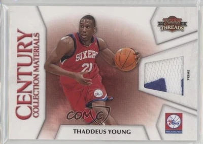 2010-11 Panini Threads Century Collection Materials Prime /50 Thaddeus Young #6 - Image 1 of 2