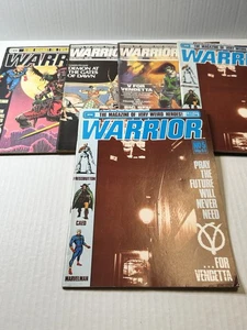 Warrior Magazine Vol. 1 #5 V For Vendetta September 1982 Vintage Comics Lot Of 5 - Picture 1 of 6