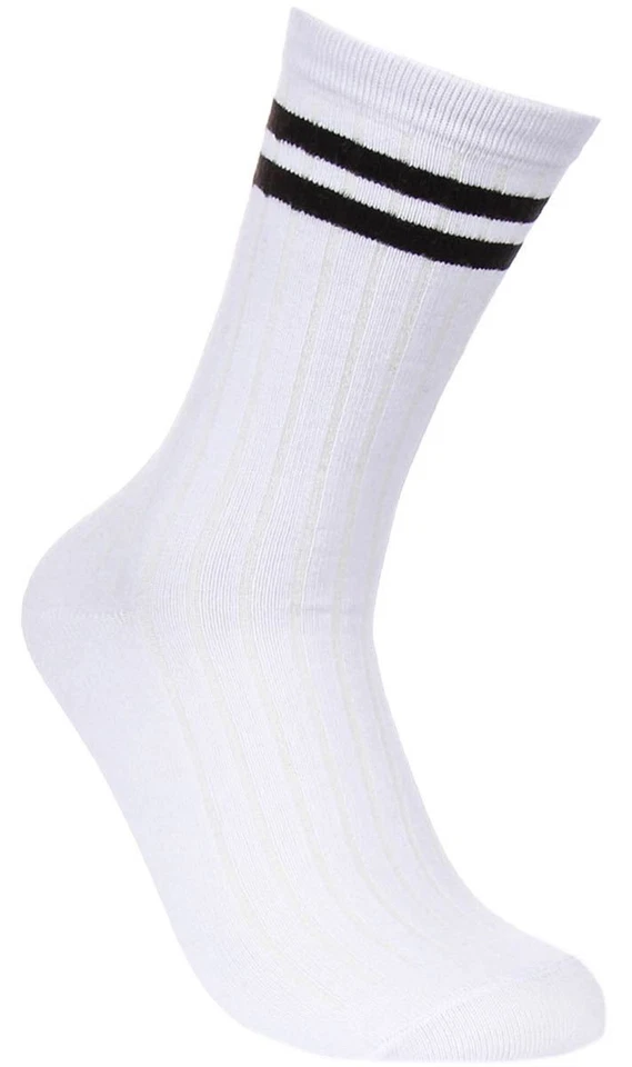 Justinreess England 2P Rayas Algodón Calcetines Hombre en Amarillo Negro Talla - Imagen 1 de 1