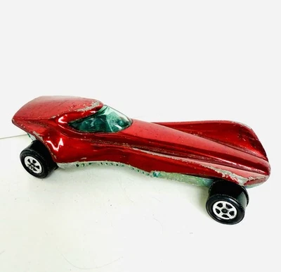 Coche de juguete Stiletto Johnny Lightning Topper 1970 rojo fundido a presión vintage hecho en EE. UU. Foto 1 de 4