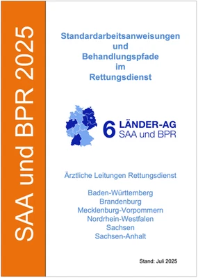 SAA BPR 2025 Rettungsdienst Handlungsempfehlungen NEUAUFLAGE - Bild 1 von 4