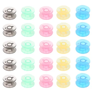 25 Pcs Sewing Accessories Plastic Bobbins Machine Set Empty Spool - Picture 1 of 12